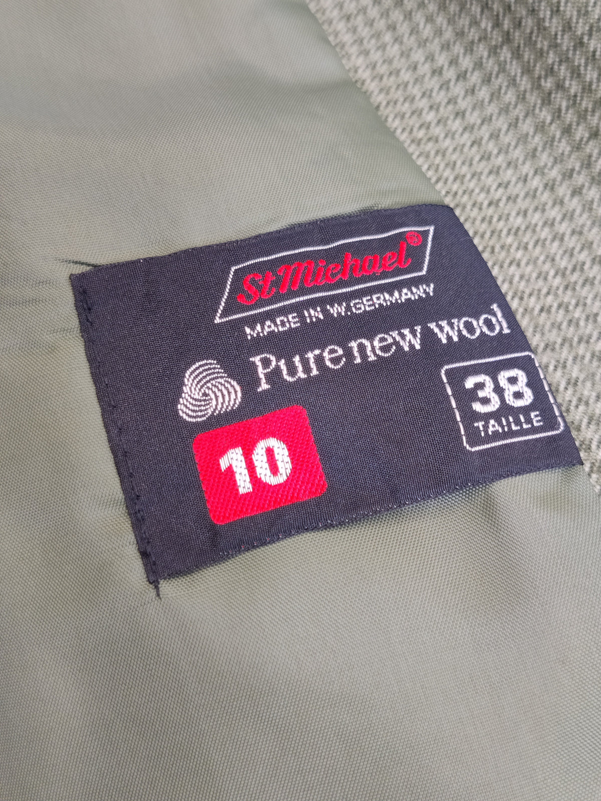 1970s St Michael Tailored Pure Wool Jacket