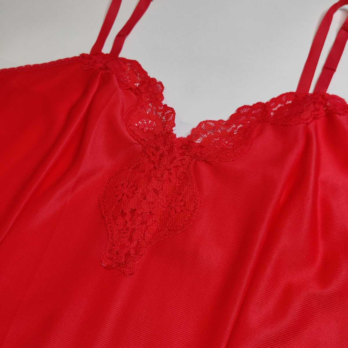 1960s Coral Red Slip