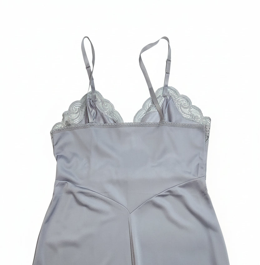 1960s Dove Grey Slip