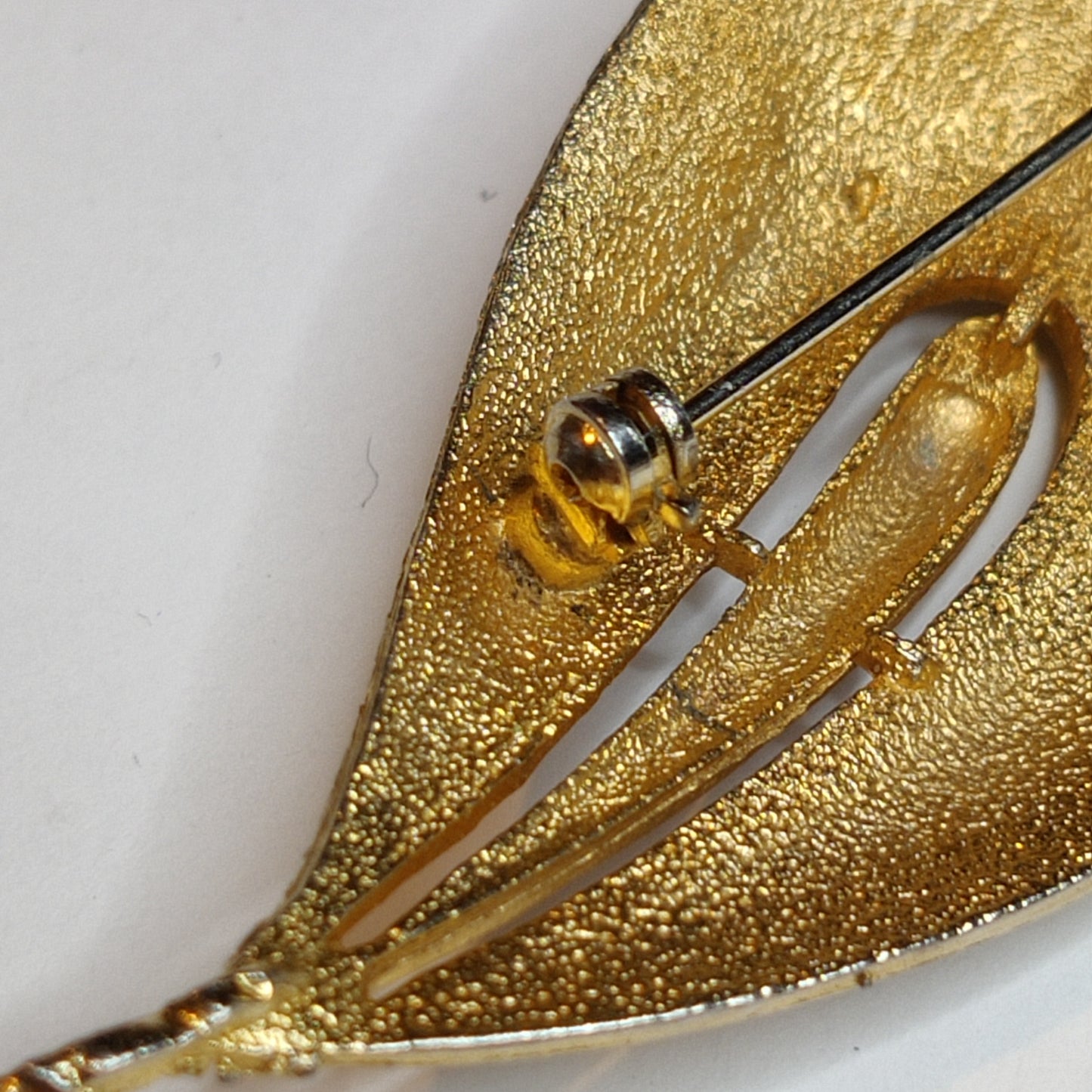 1960s Leaf Brooch