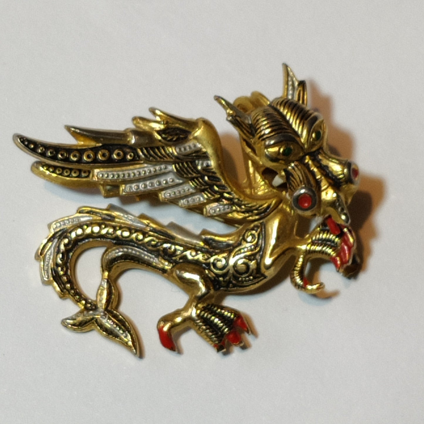 Vintage Dragon Brooch