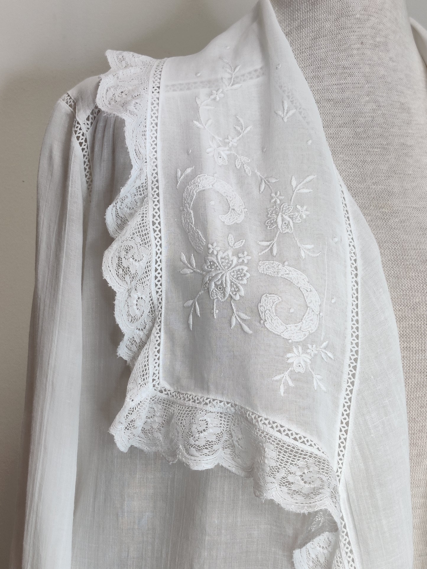 Antique Whitework and Lace Blouse
