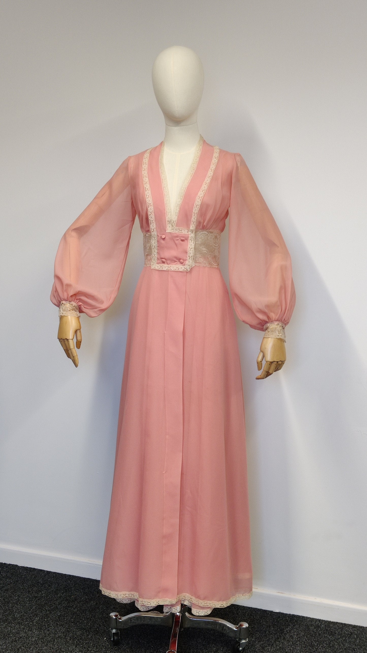 Vintage Janet Reger Nightdress and Gown Set