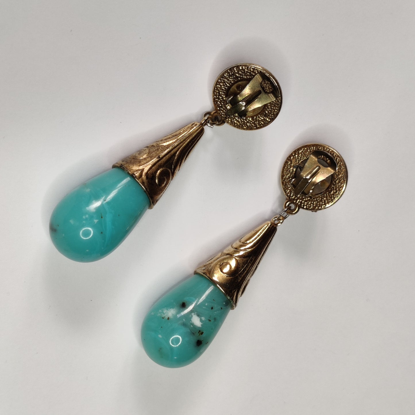 1980s Statement Clip Earrings