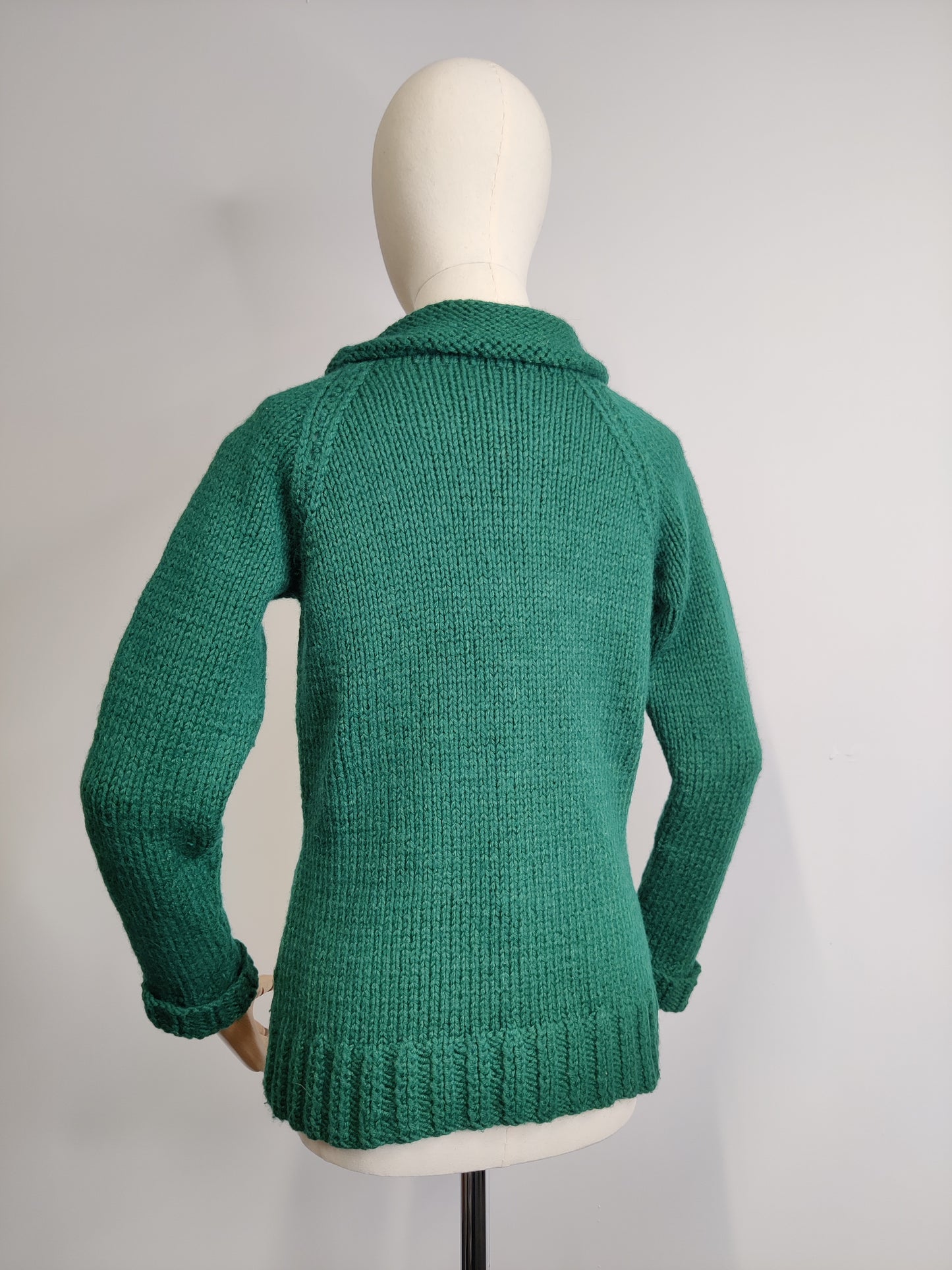 Vintage Chunky Hand-knitted Jumper