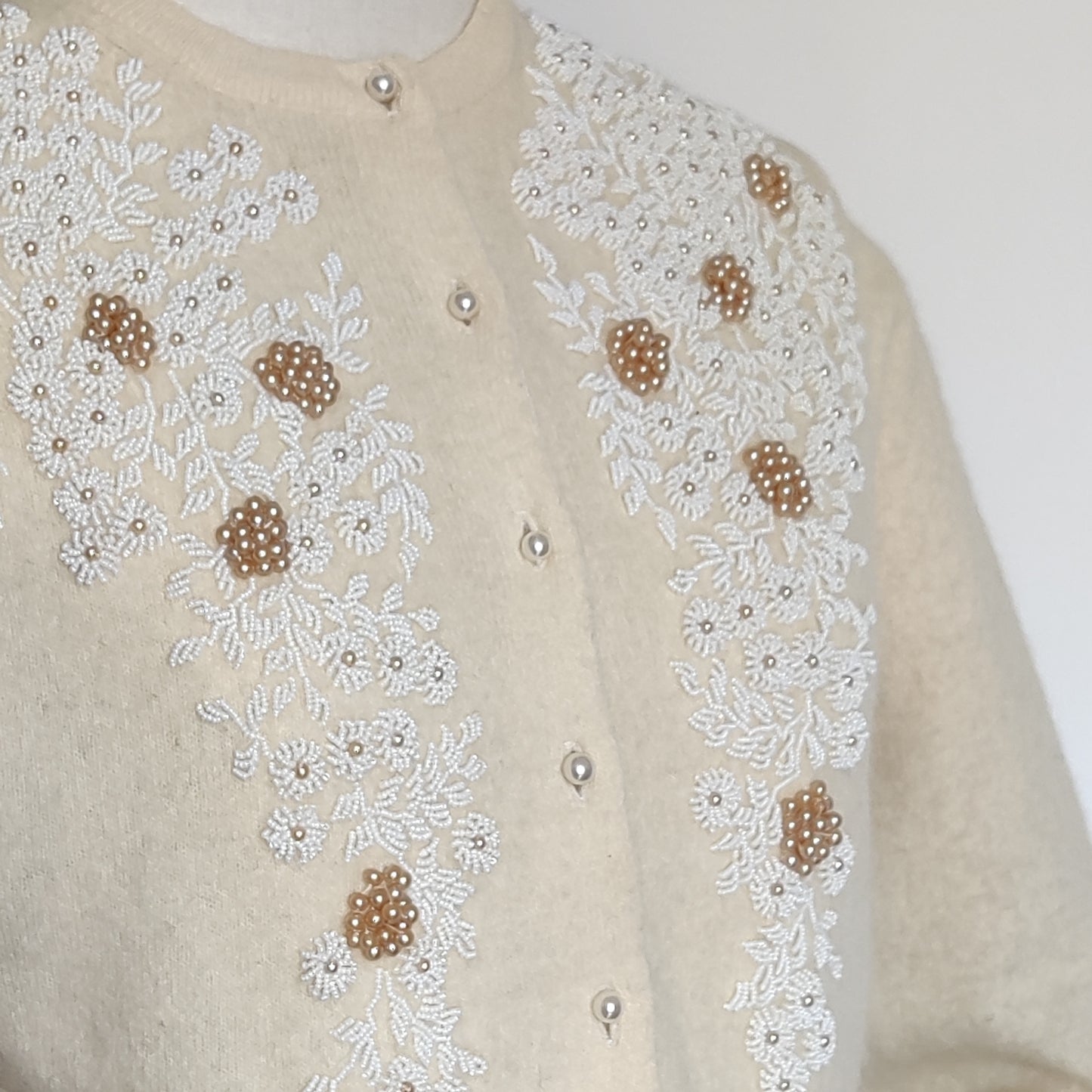 Beaded 1960s Cardigan