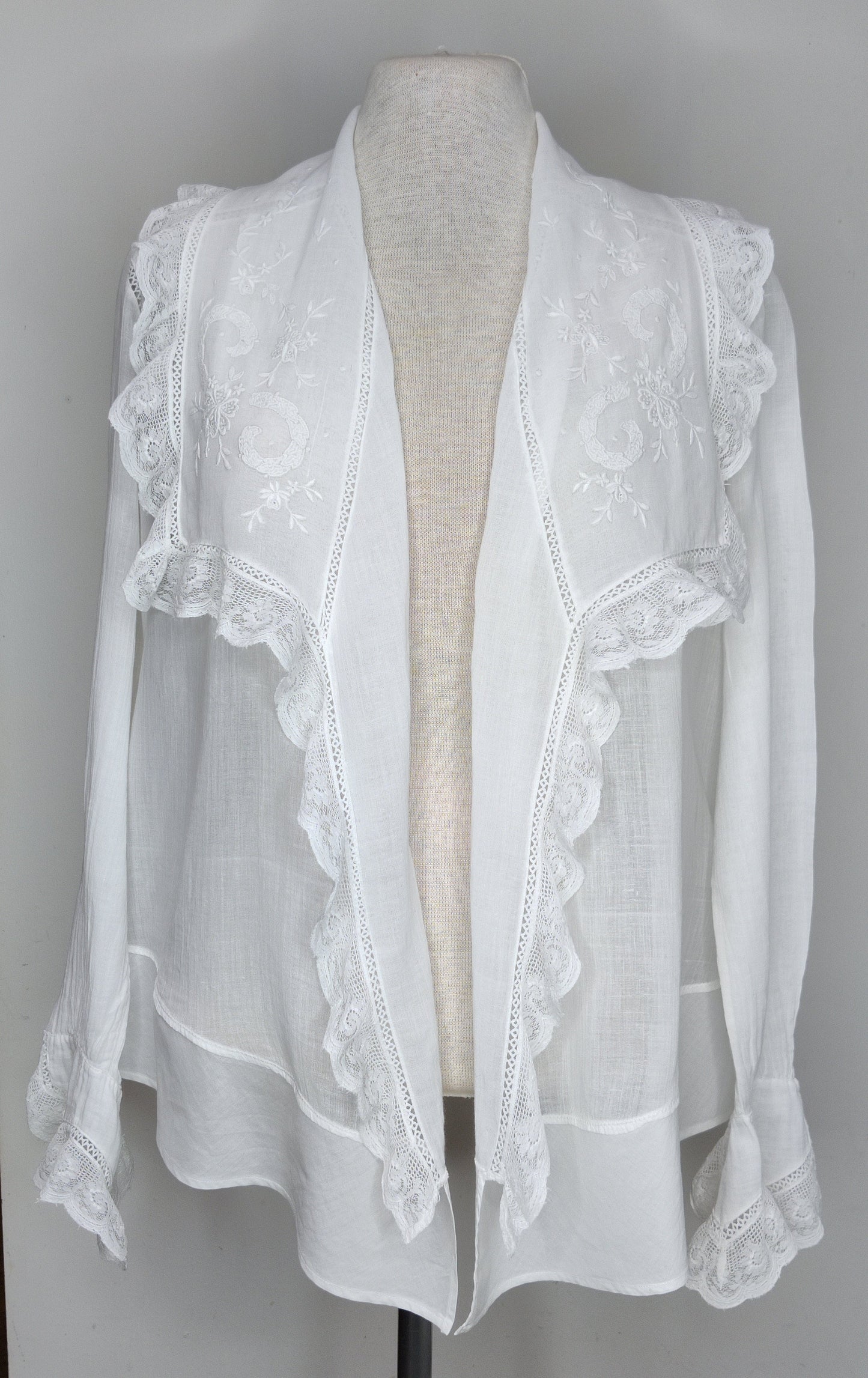 Antique Whitework and Lace Blouse