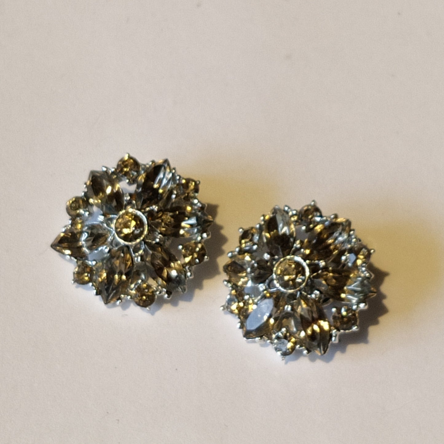 Vintage Diamante Earrings