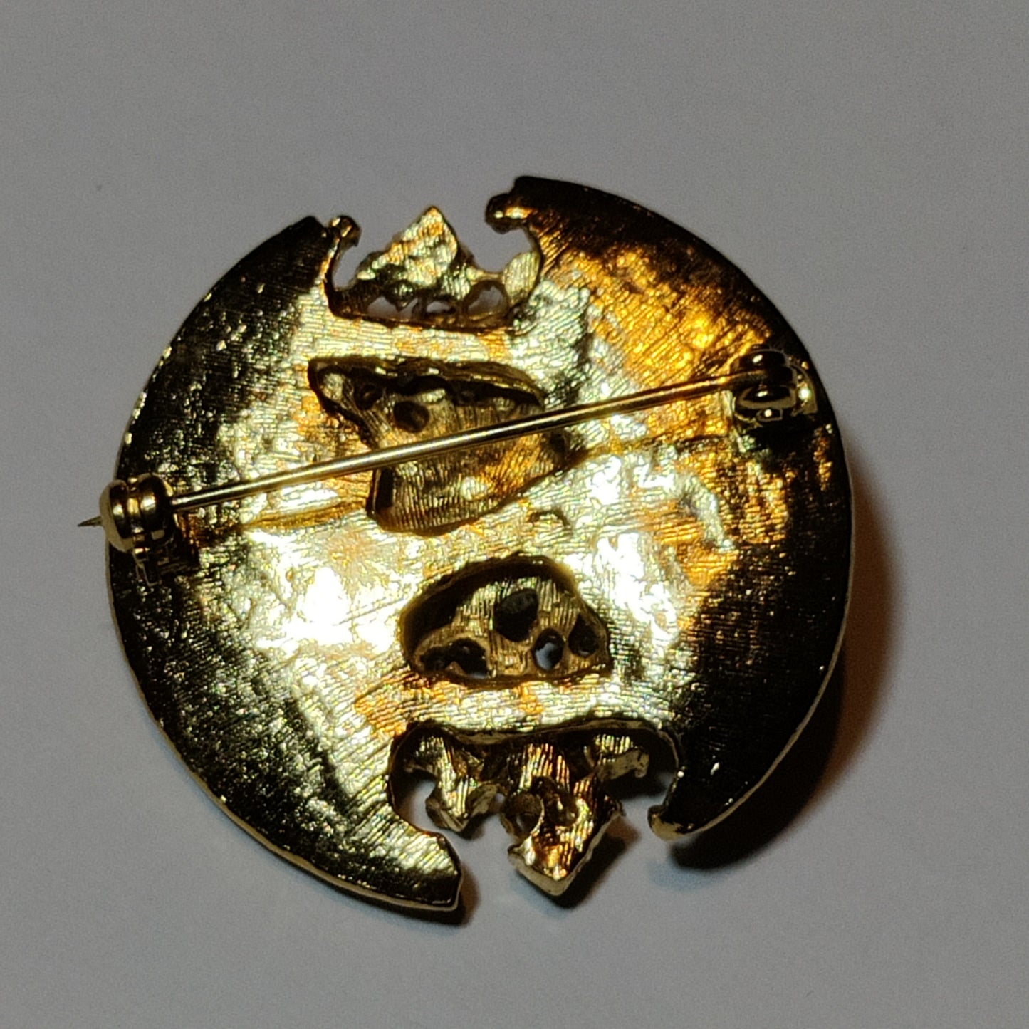 Vintage Pastel/Gold Brooch