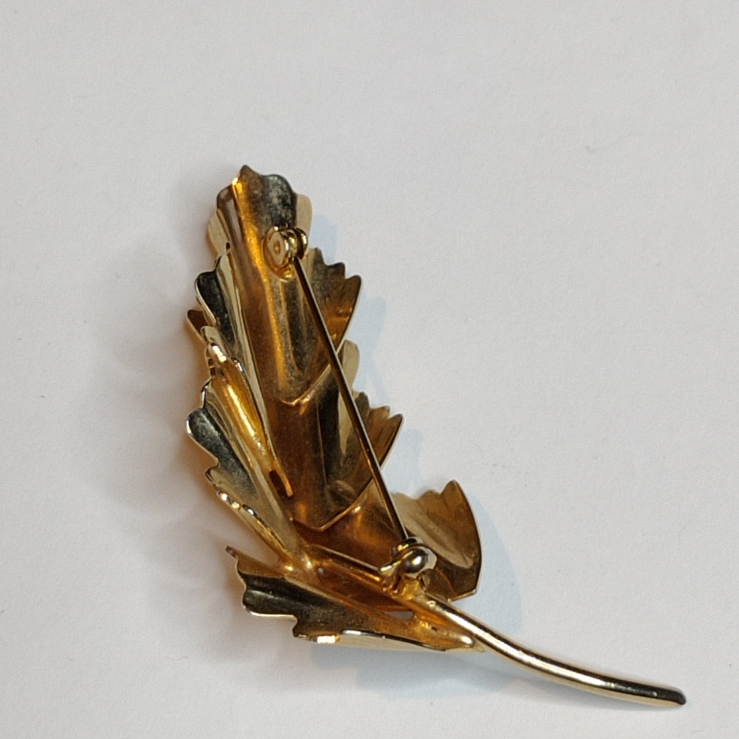 1960s Leaf Brooch