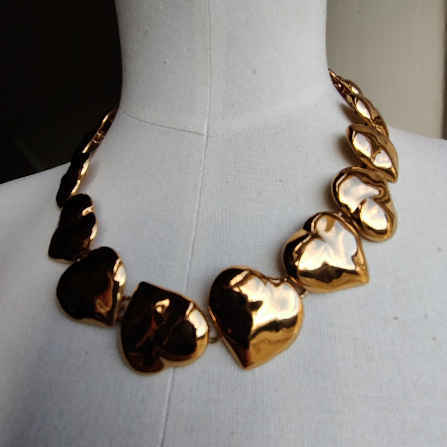Vintage Ysl Hearts Necklace