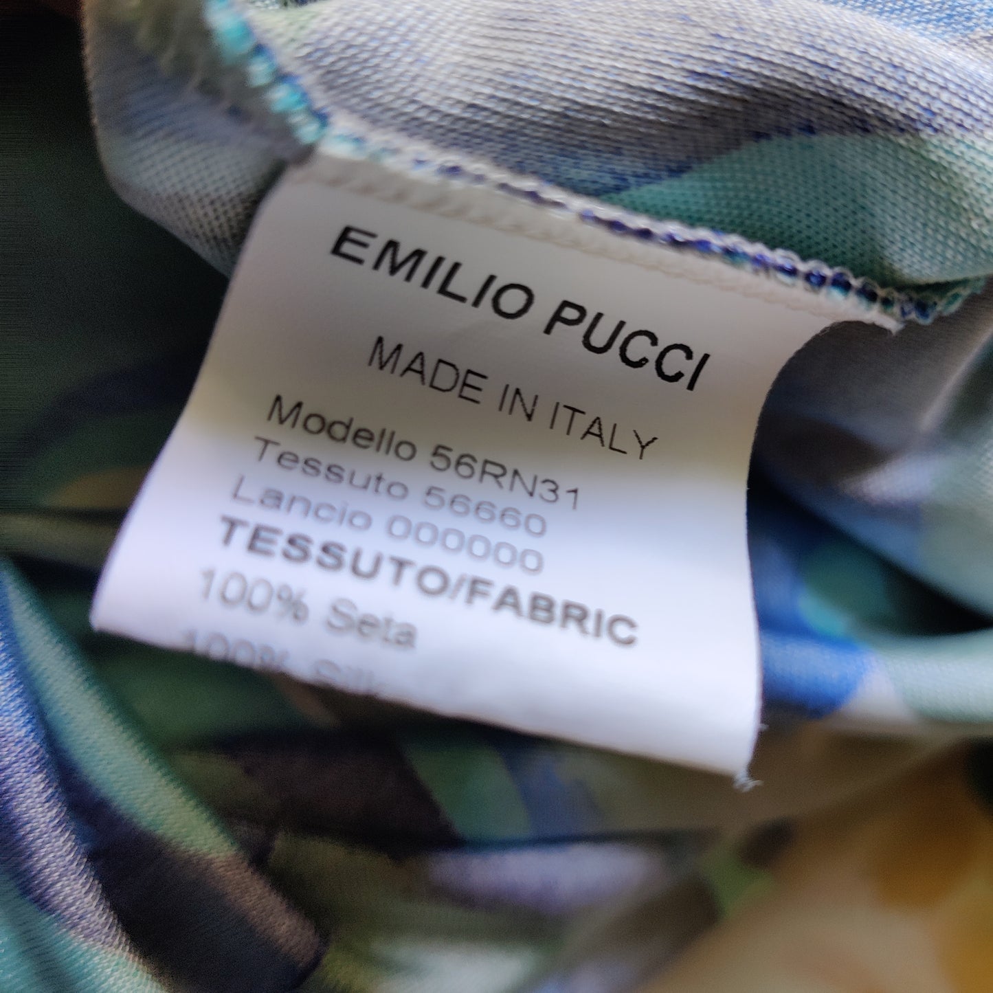 Iconic Print Silk Top by PUCCI