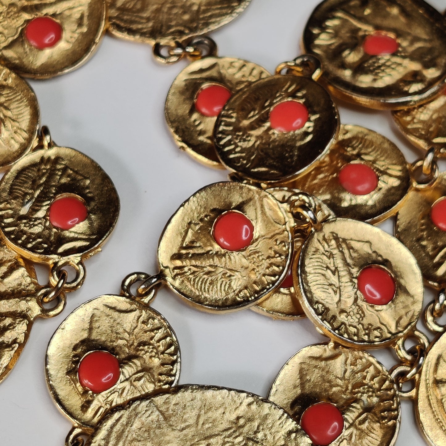 1970s Pauline Rader Coin Necklace