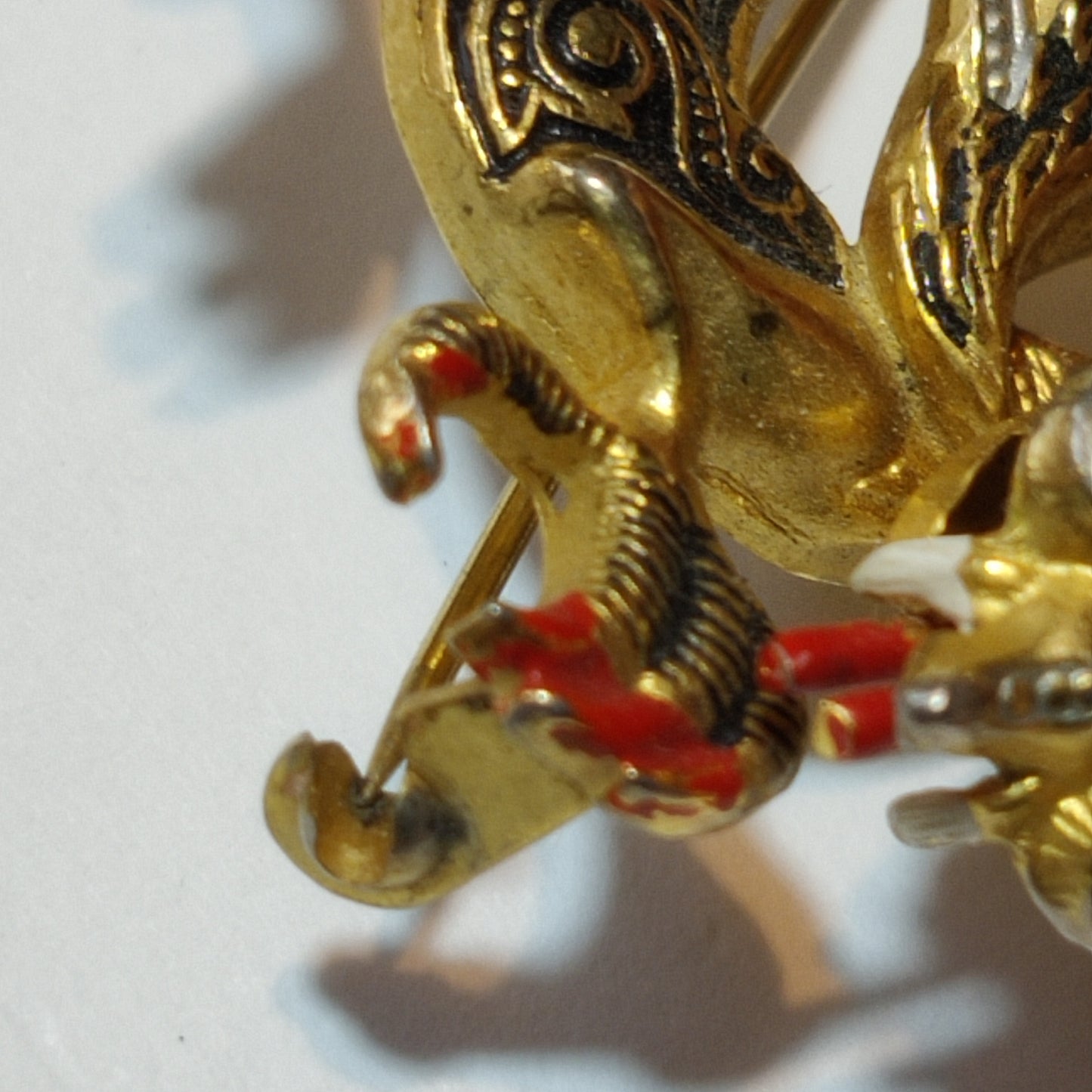Vintage Dragon Brooch