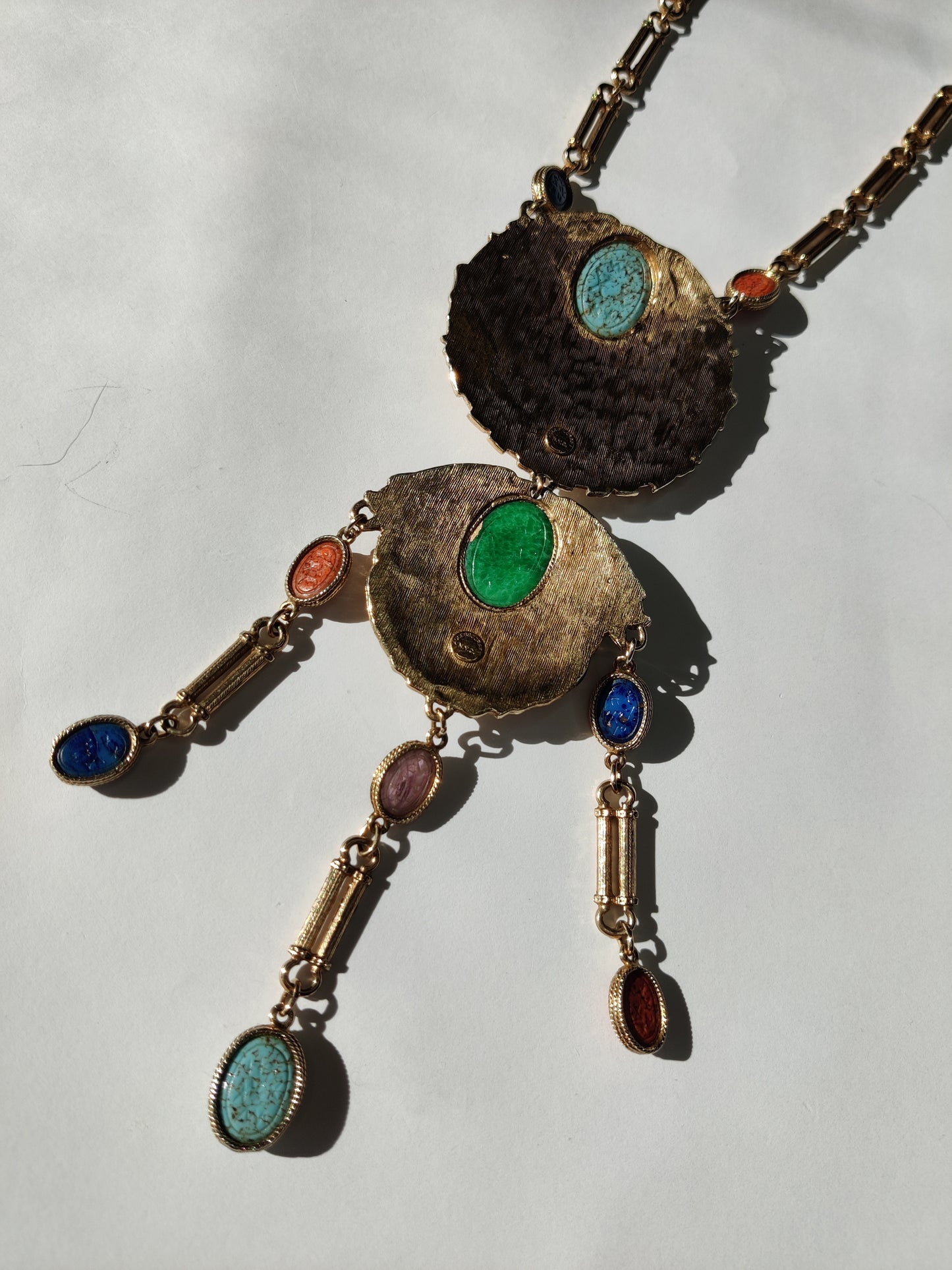Vintage Accessocraft Egyptian Revival Necklace