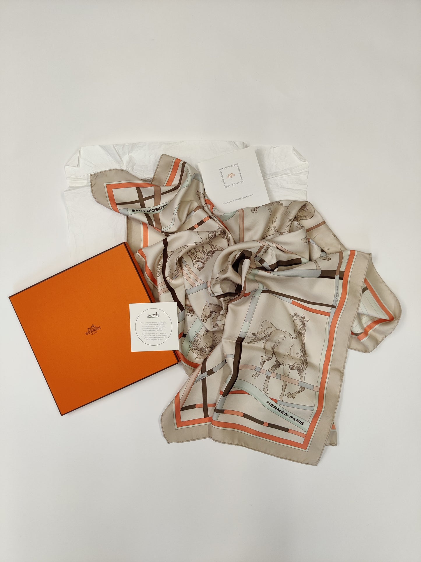Hermes Silk Scarf
