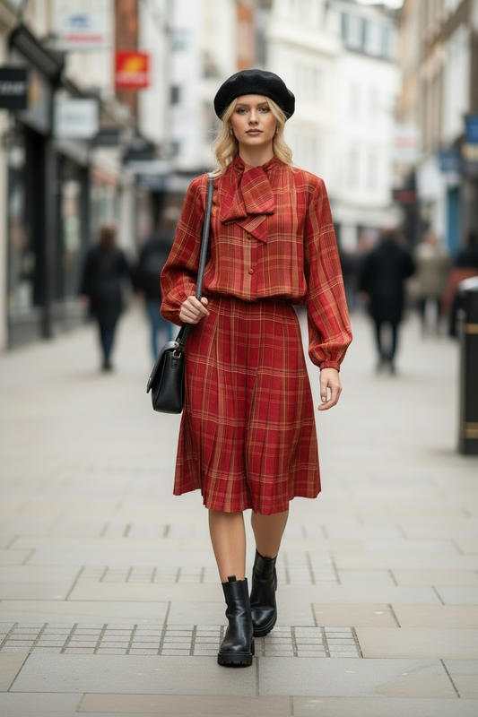 1970s Handmade 'Dior' Silk Dress