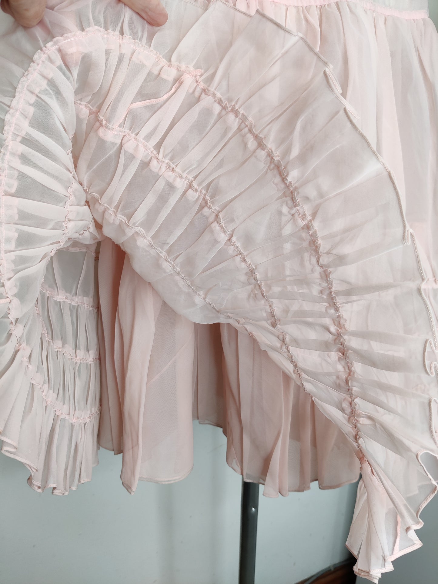 1950s Tiered Petticoat Skirt