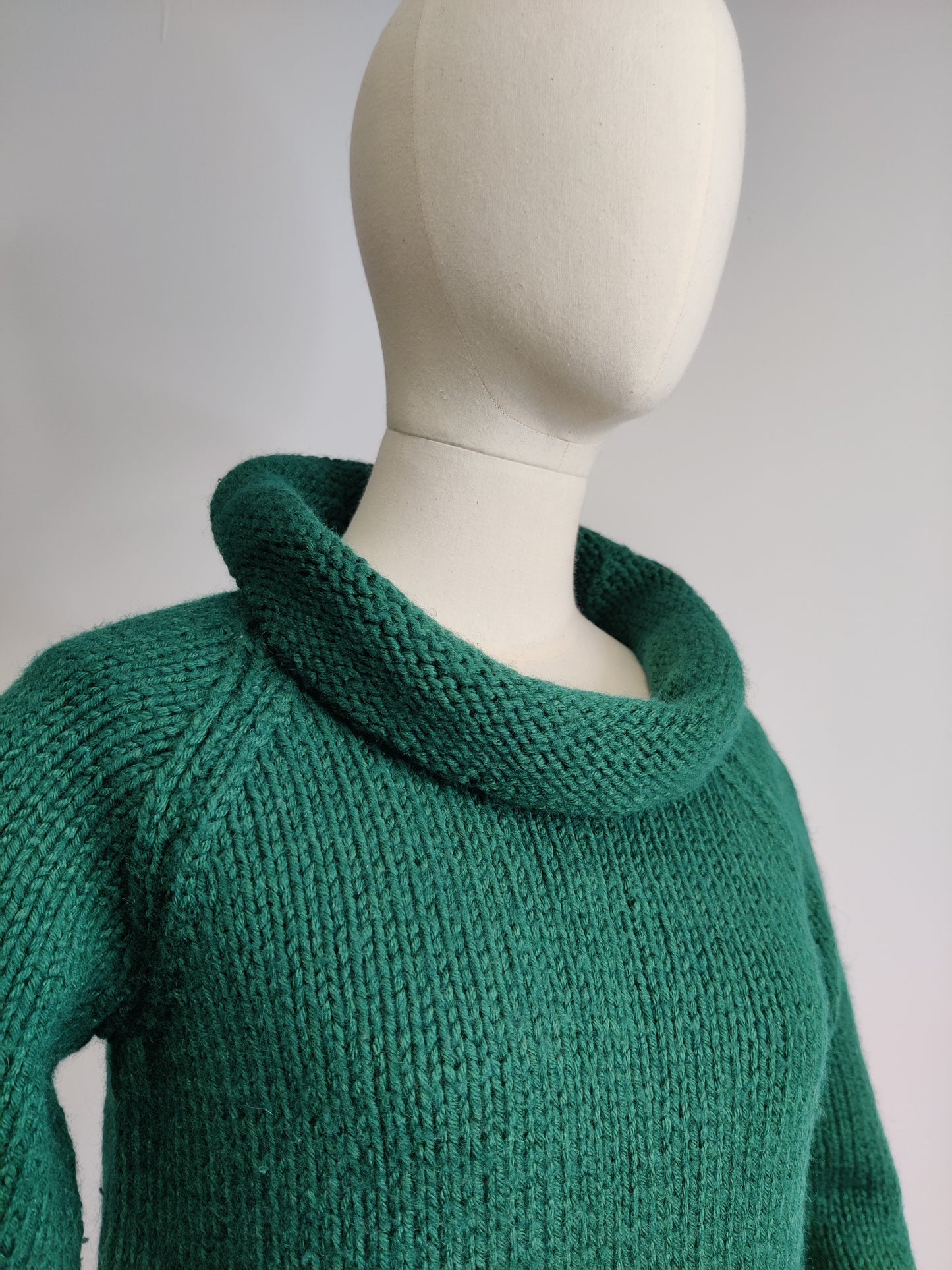 Vintage Chunky Hand-knitted Jumper