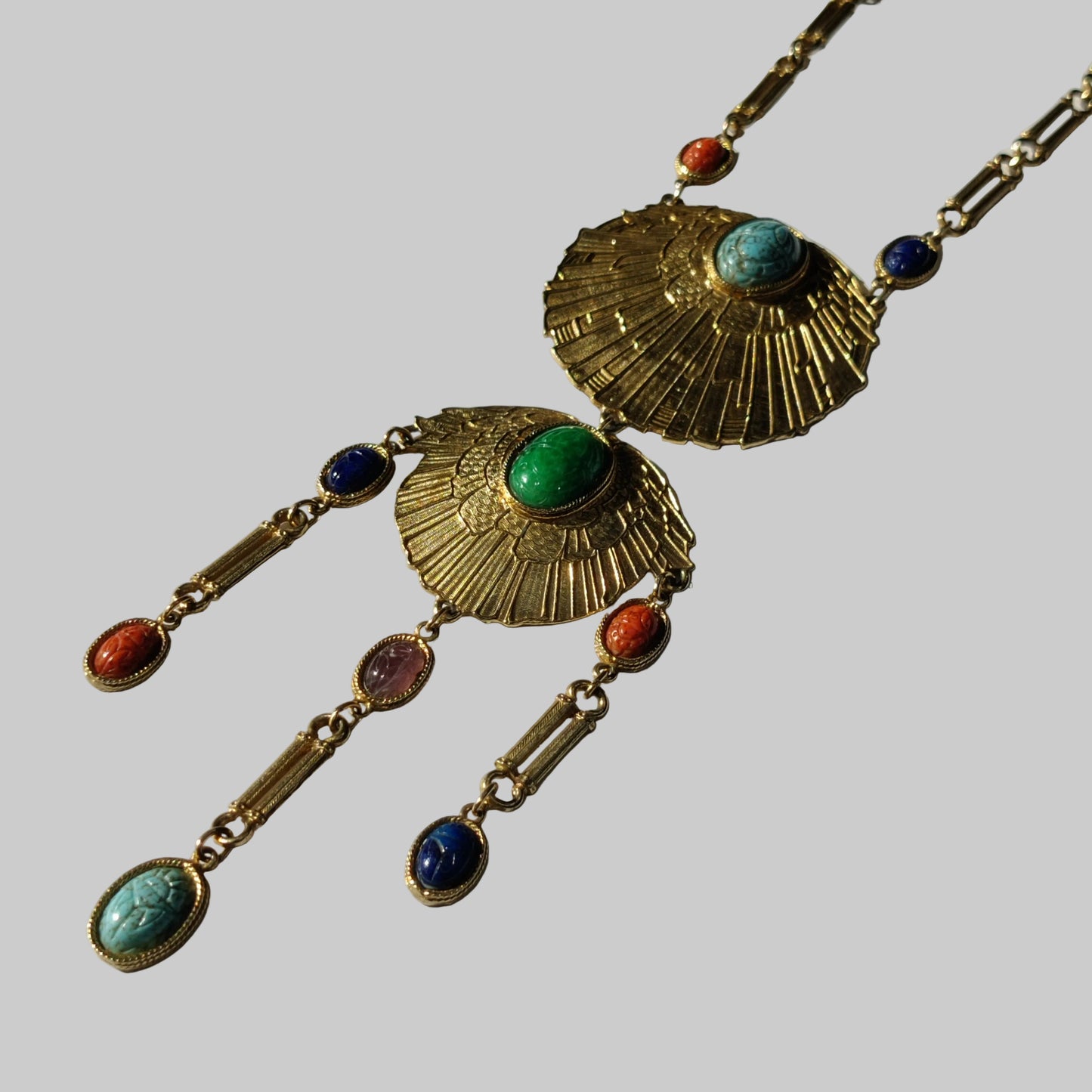 Vintage Accessocraft Egyptian Revival Necklace