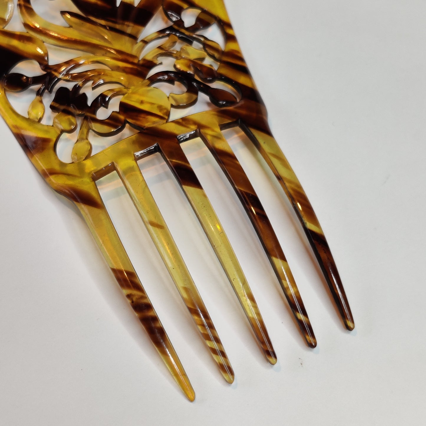 Art Deco Celluloid Hair Comb