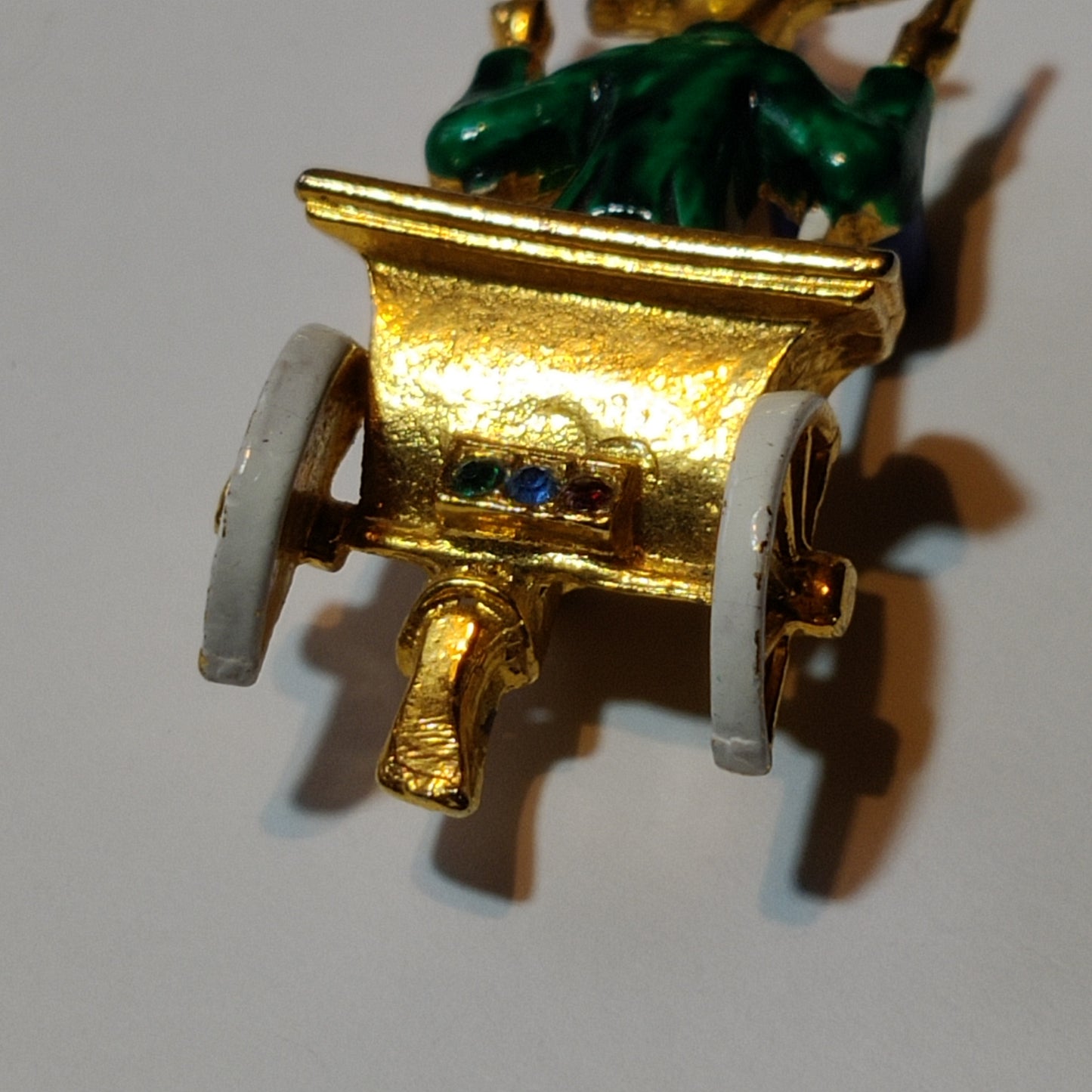 Vintage Rickshaw Brooch