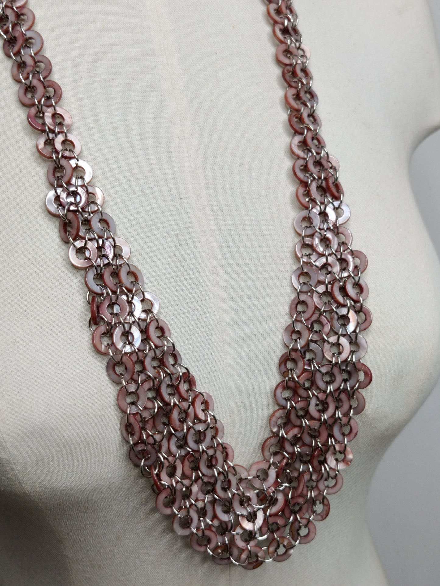 Shell Ring Necklace by Caroline