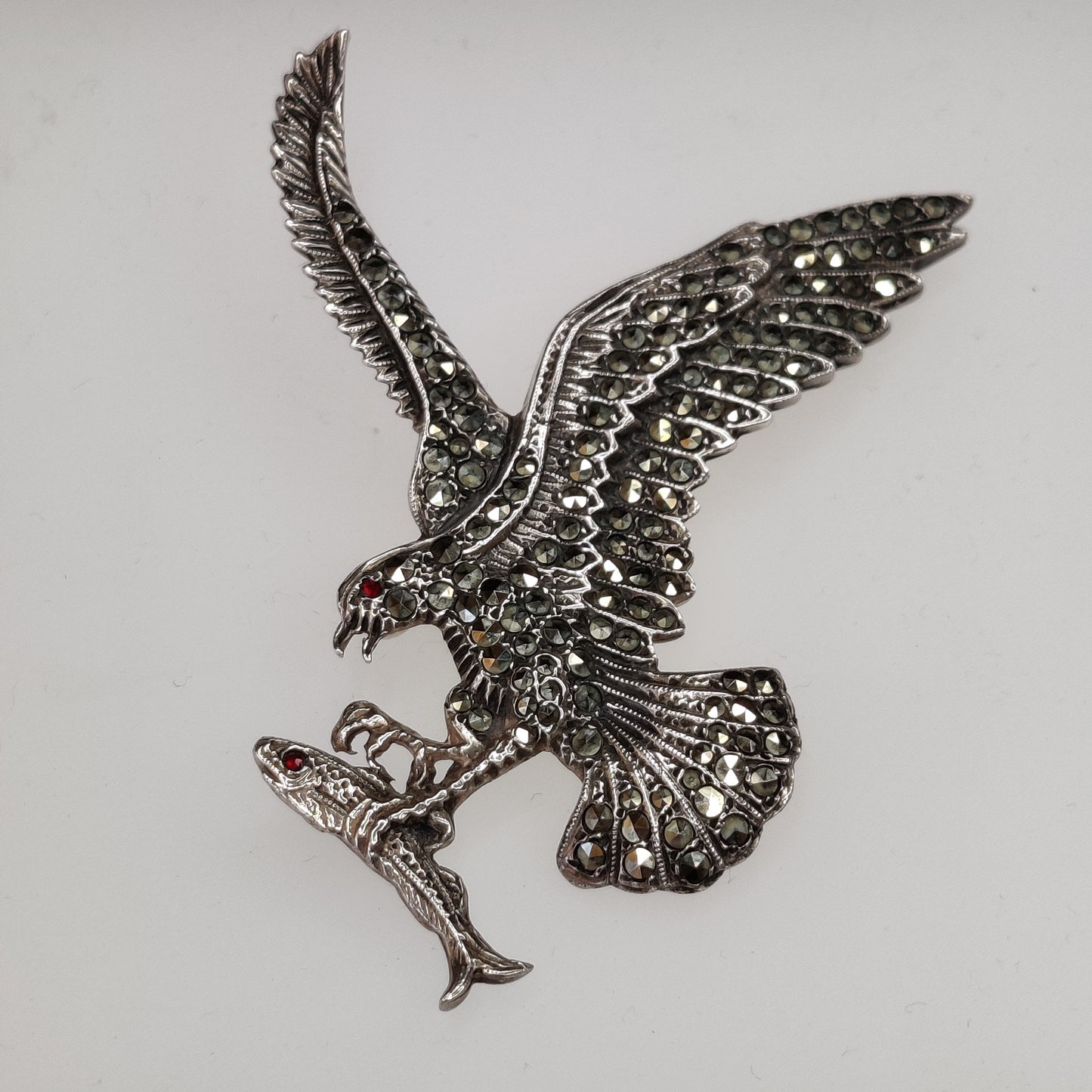 Vintage Silver Eagle Brooch