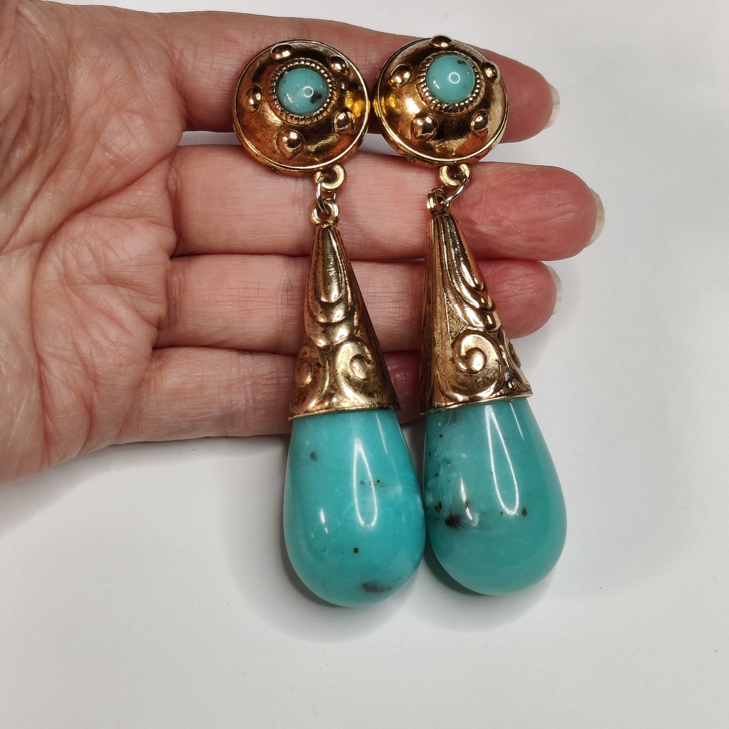 1980s Statement Clip Earrings