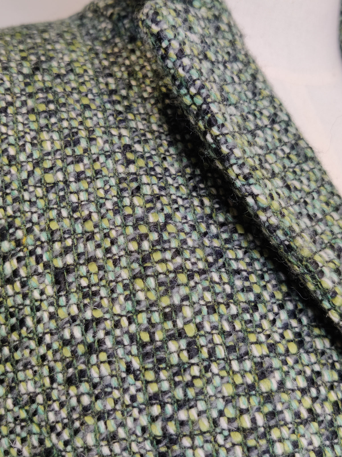Vintage Viyella Moss Green Woven Tweed Blazer