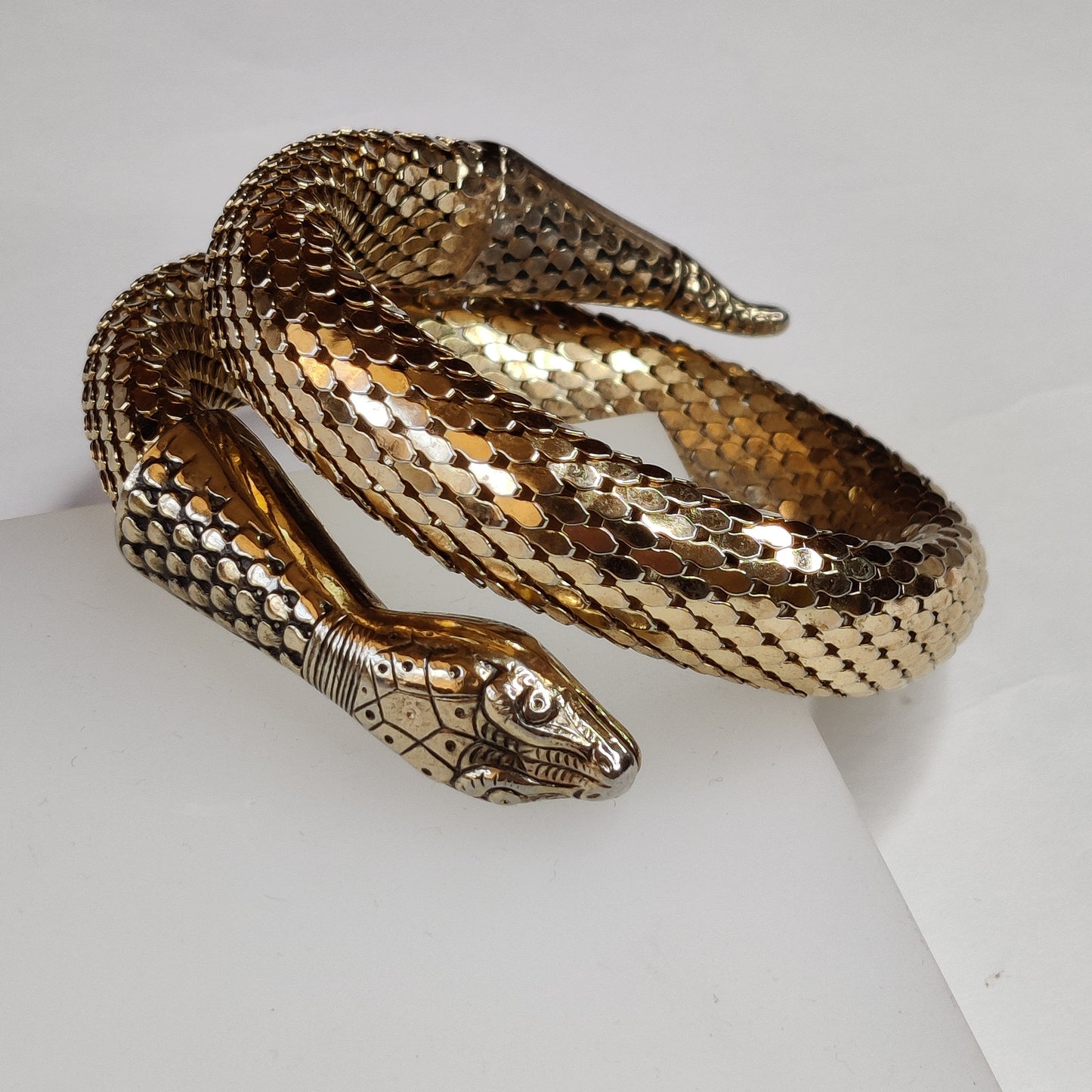 Vintage Whiting & Davis Snake Bracelet
