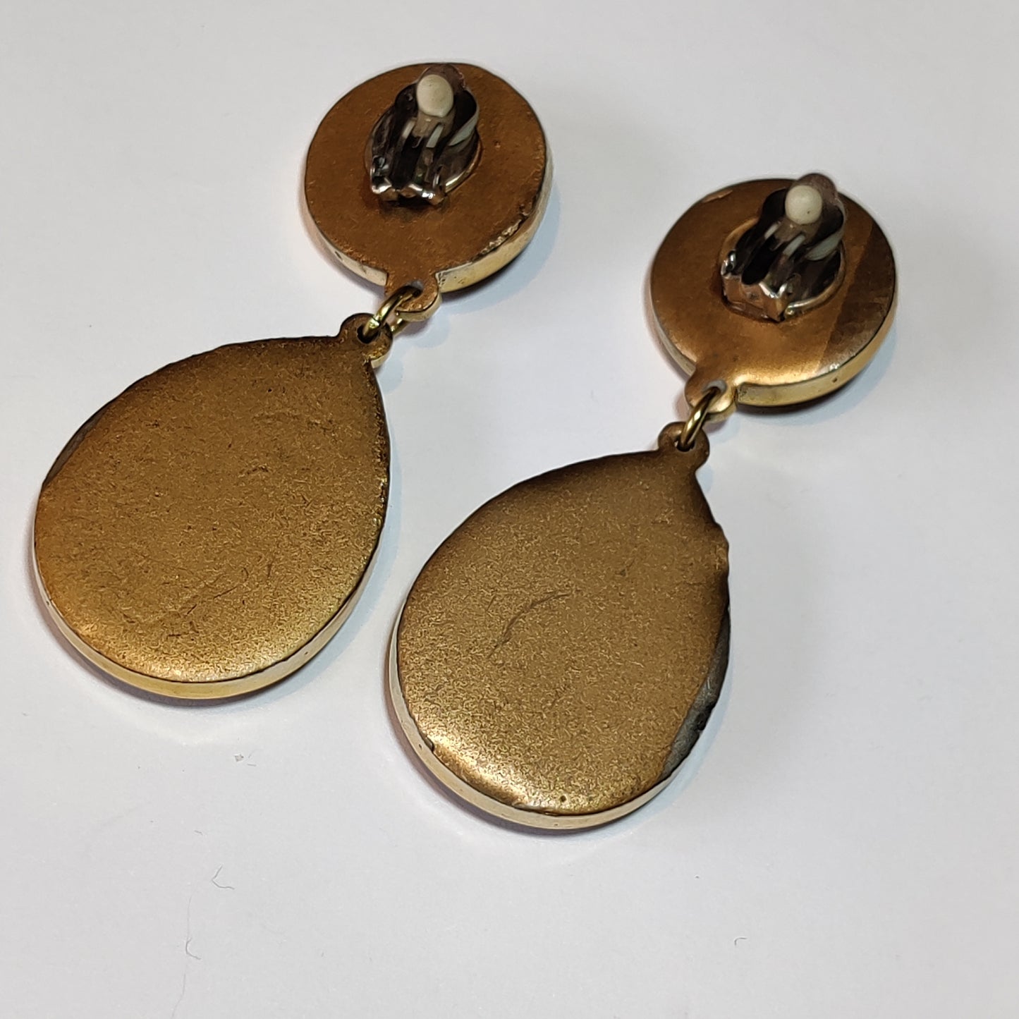 Vintage Oversized Clip Earrings