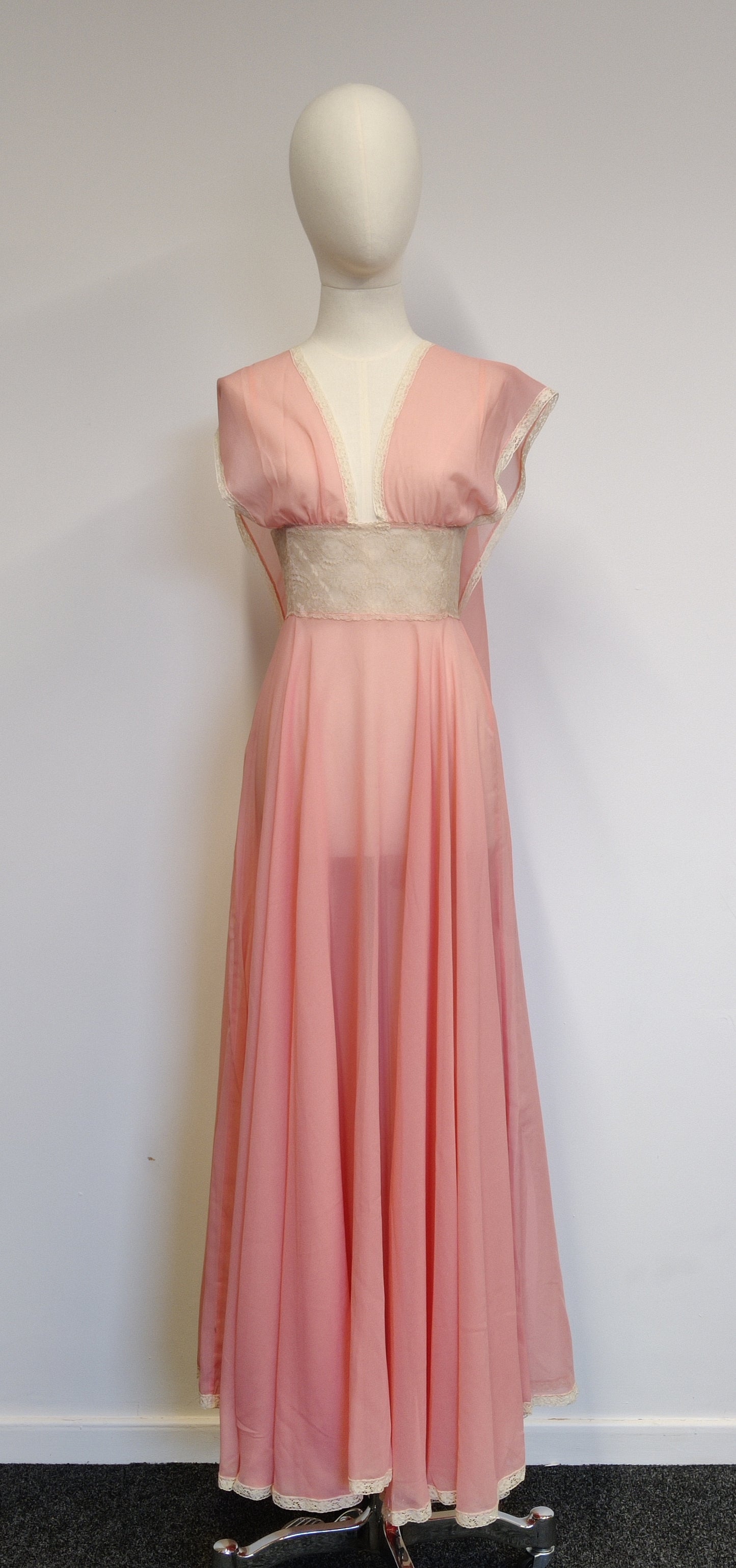 Vintage Janet Reger Nightdress and Gown Set