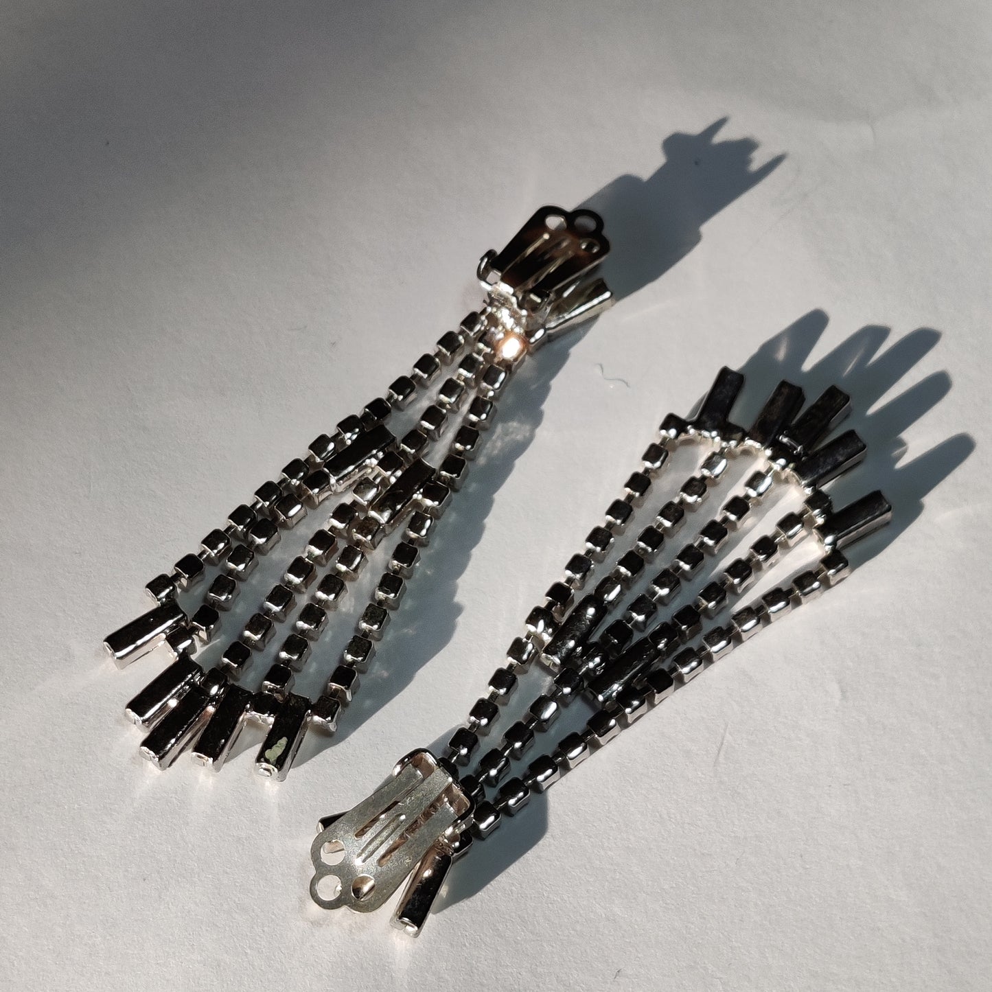 1980s Diamante Earrings