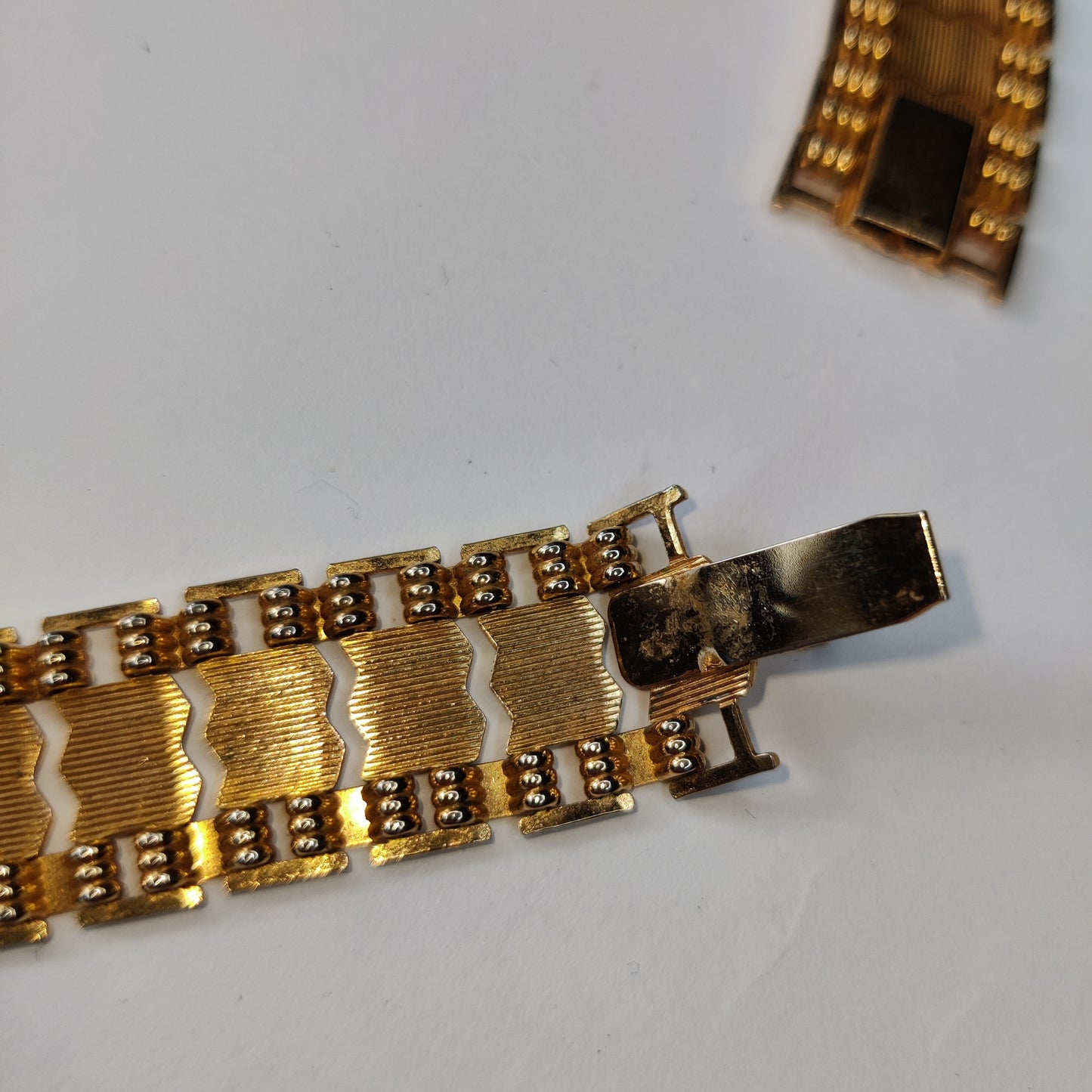 Vintage Flat Link Collar Neckace