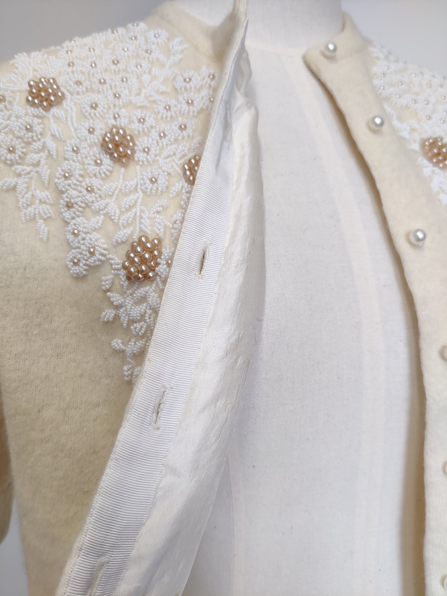 Beaded 1960s Cardigan