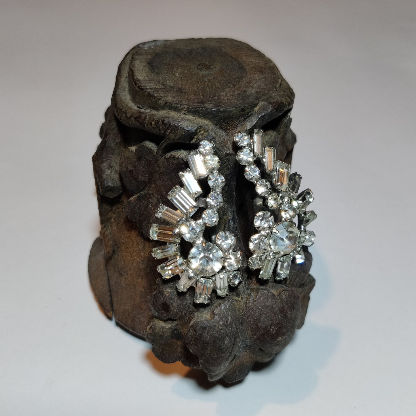 1960s Statement Diamante Earrings