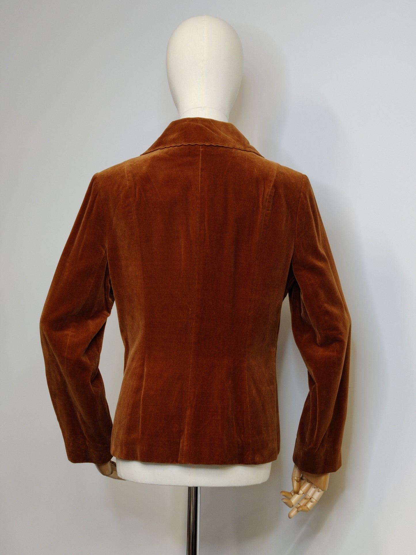 Cinnamon Brown Velvet Jacket
