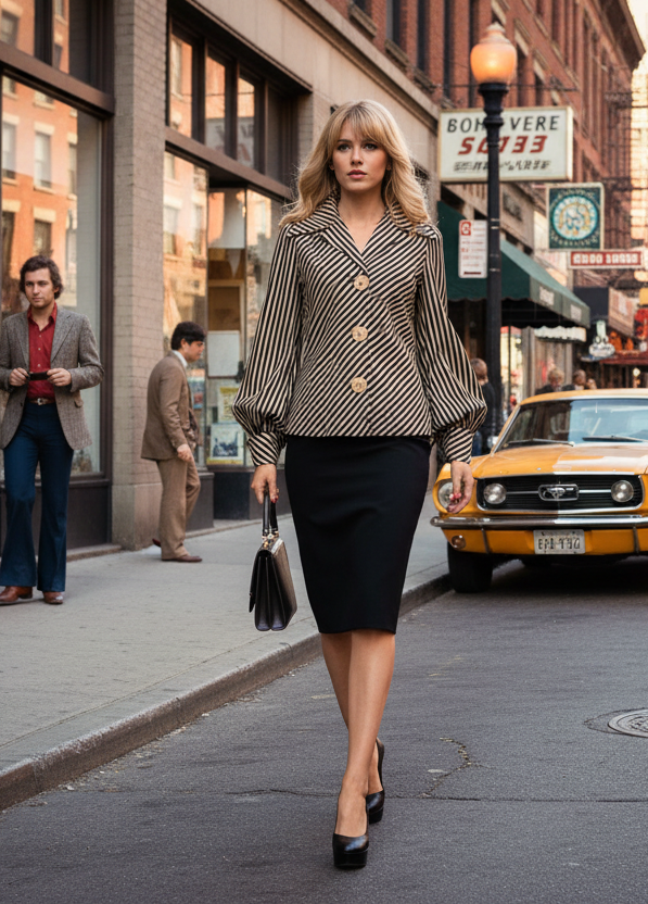 1970s Lee Bender at Bus Stop Blouse