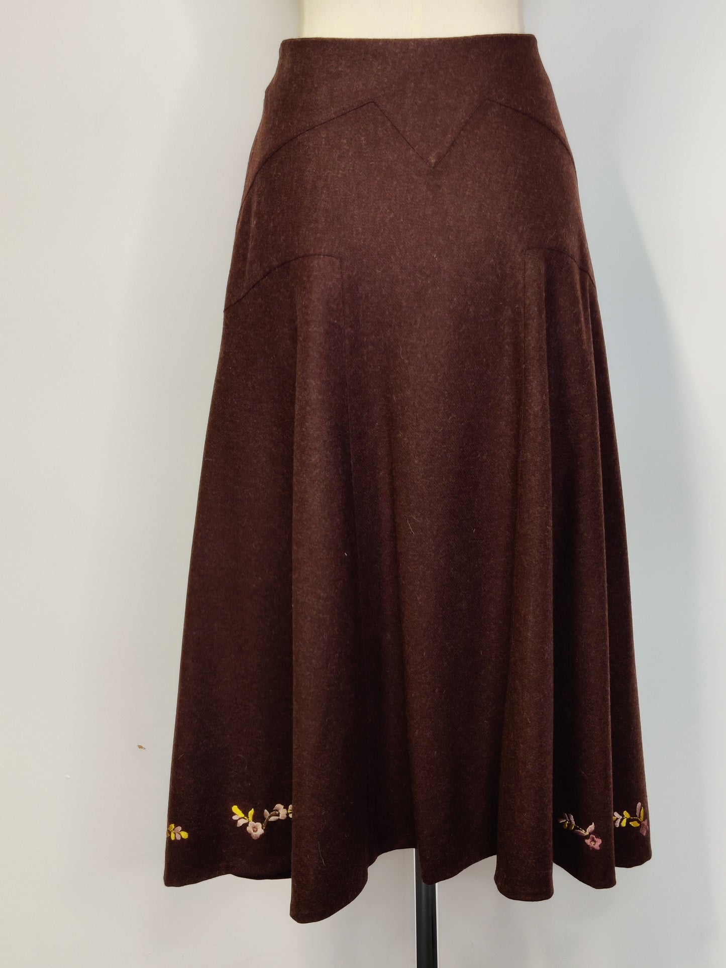 Megan Park Embroidered Skirt