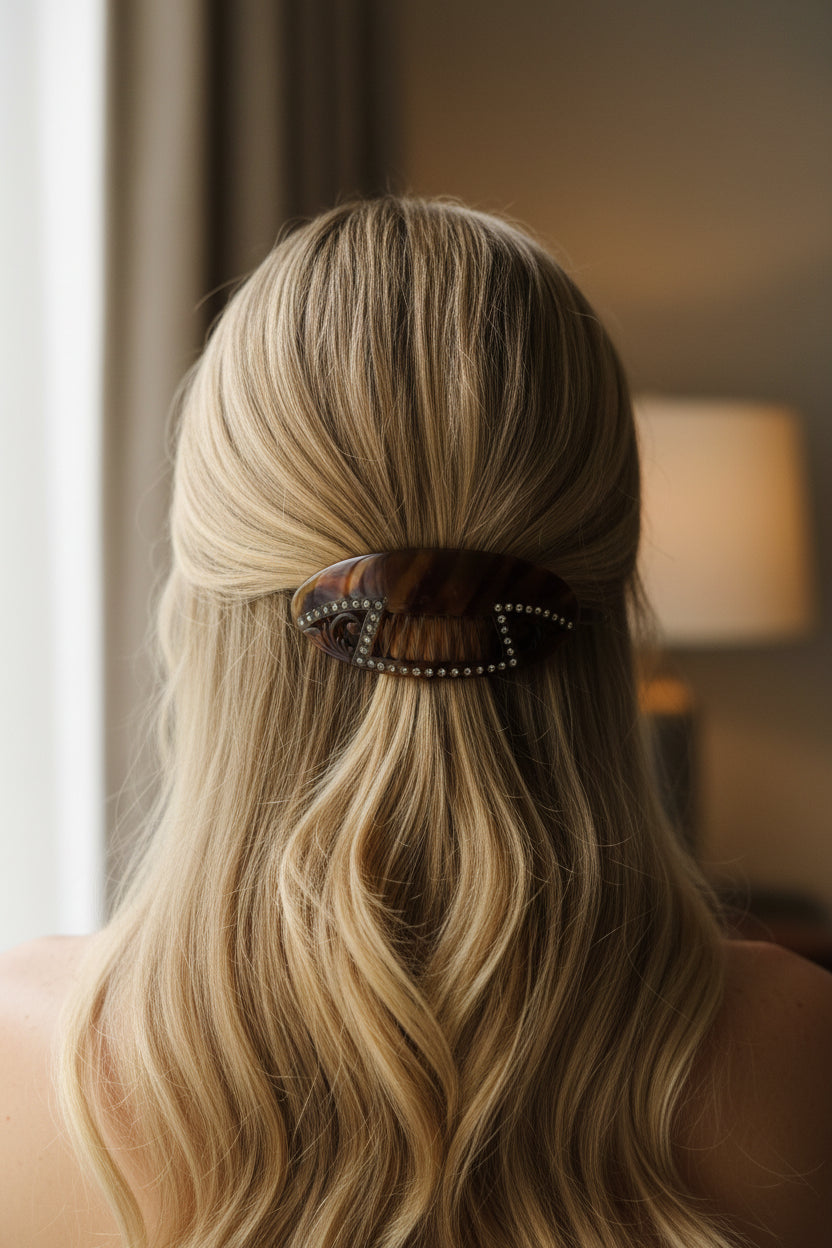 Blackbird Art Deco Barrette