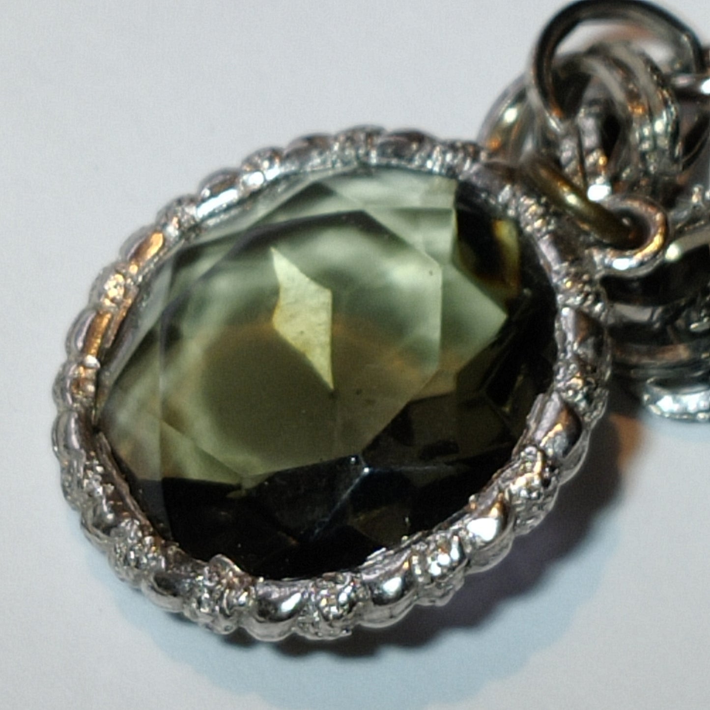 Vintage Glass Charm Bracelet