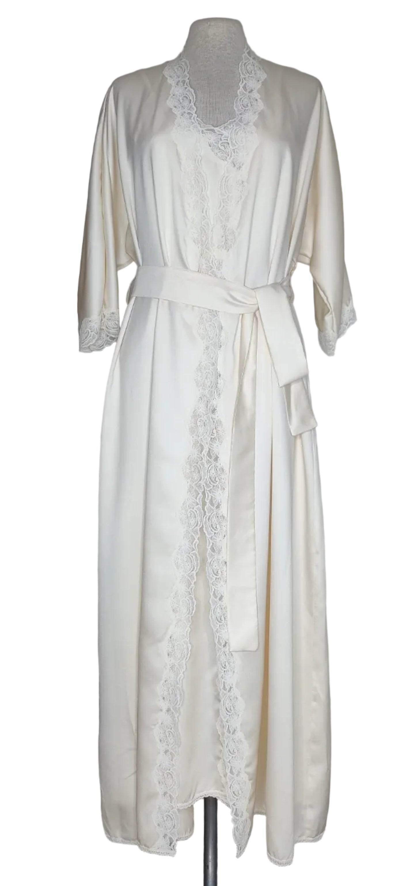 Vintage Eileen Marshall Nightdress and Dressing Gown Set