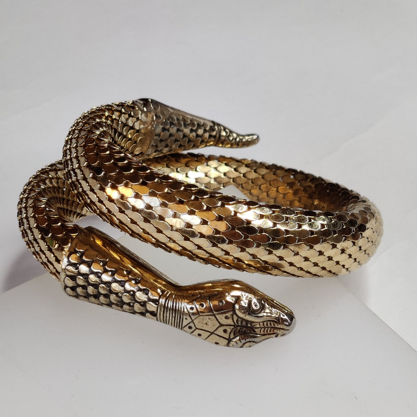 Vintage Whiting & Davis Snake Bracelet