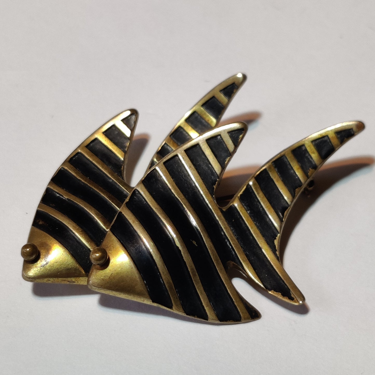 Vintage Fishes Brooch