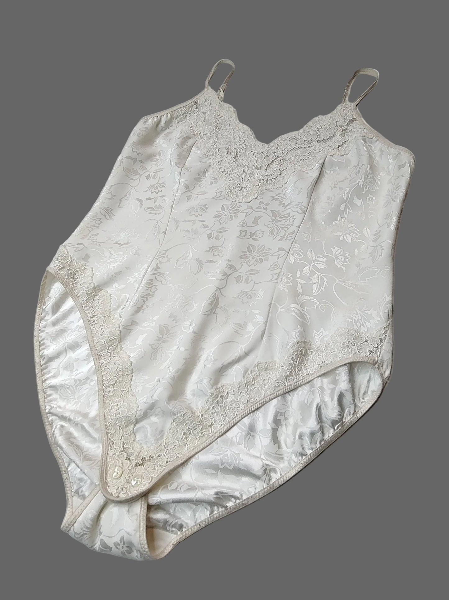 1980s Cream Teddy/Camiknickers