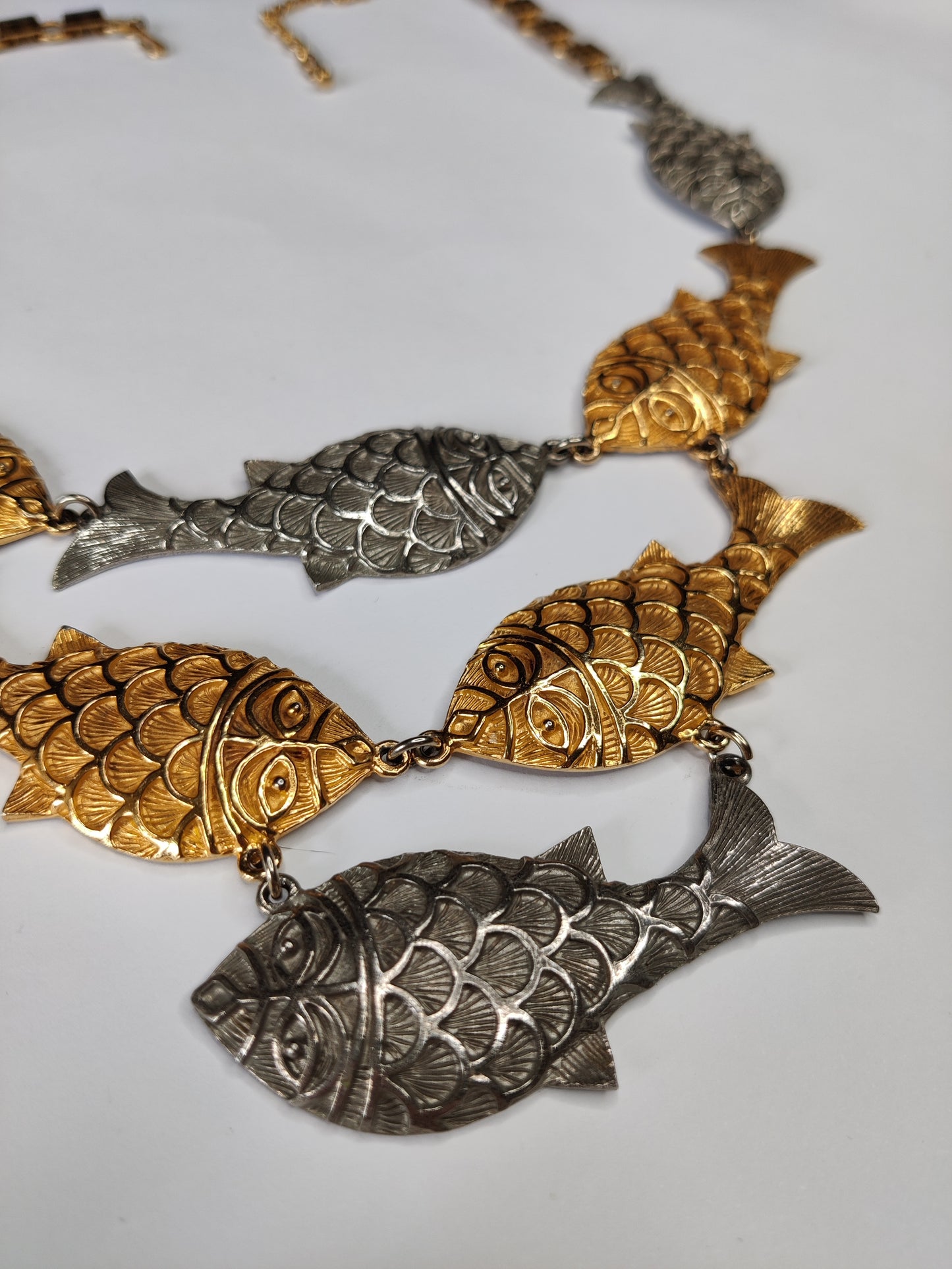 Vintage Fish Necklace by Pauline Rader