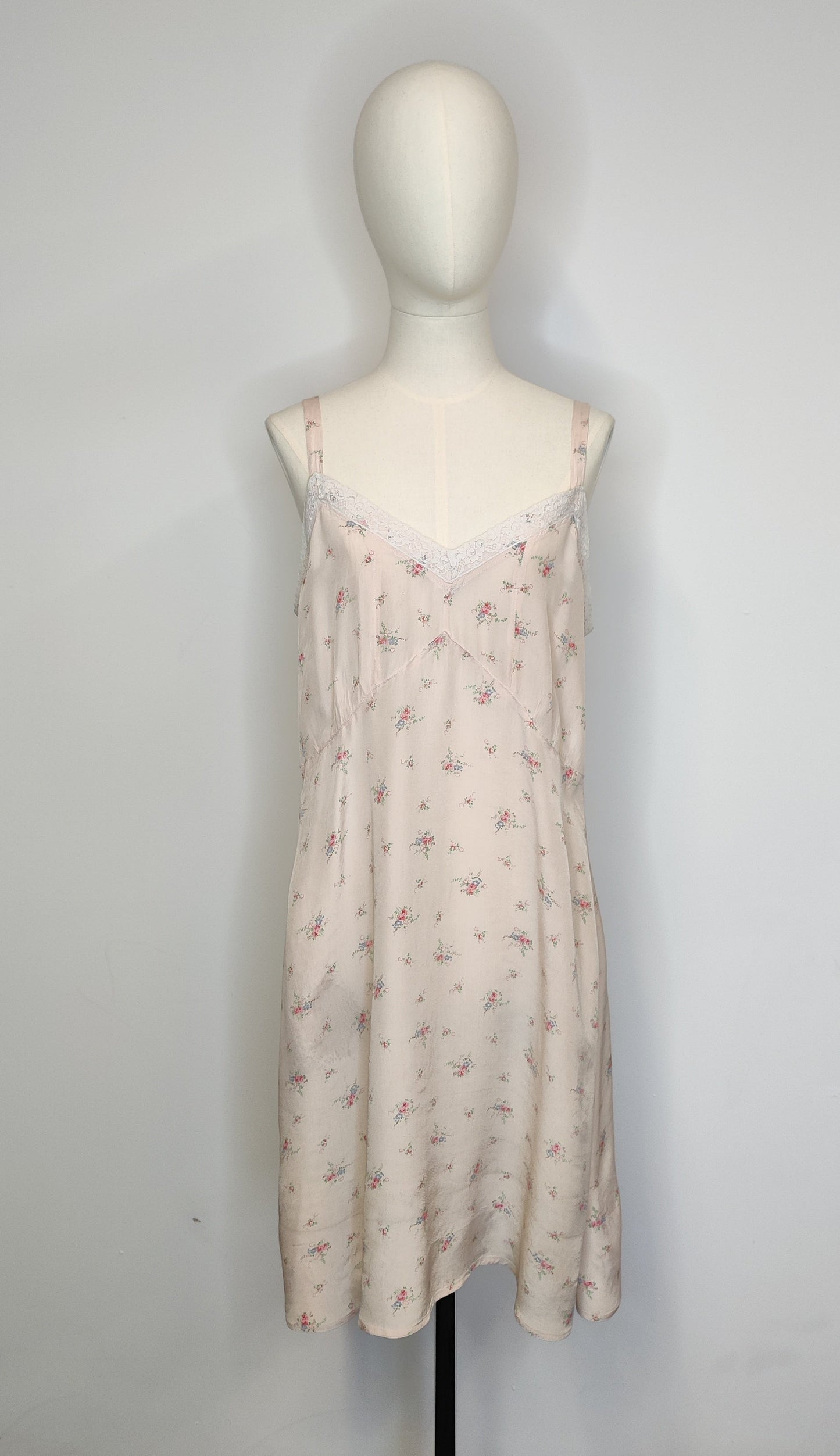 Vintage Floral Slip Dress