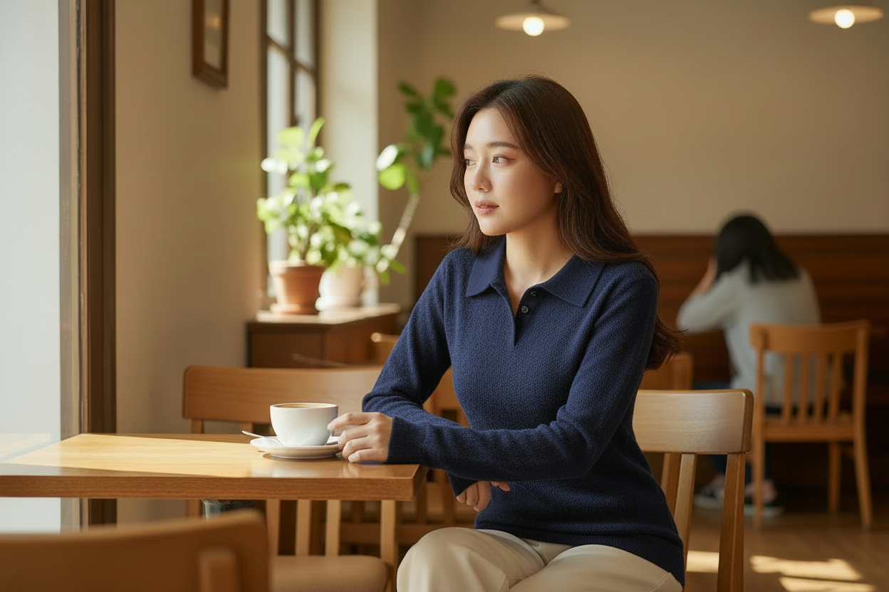Merino Polo Sweater
