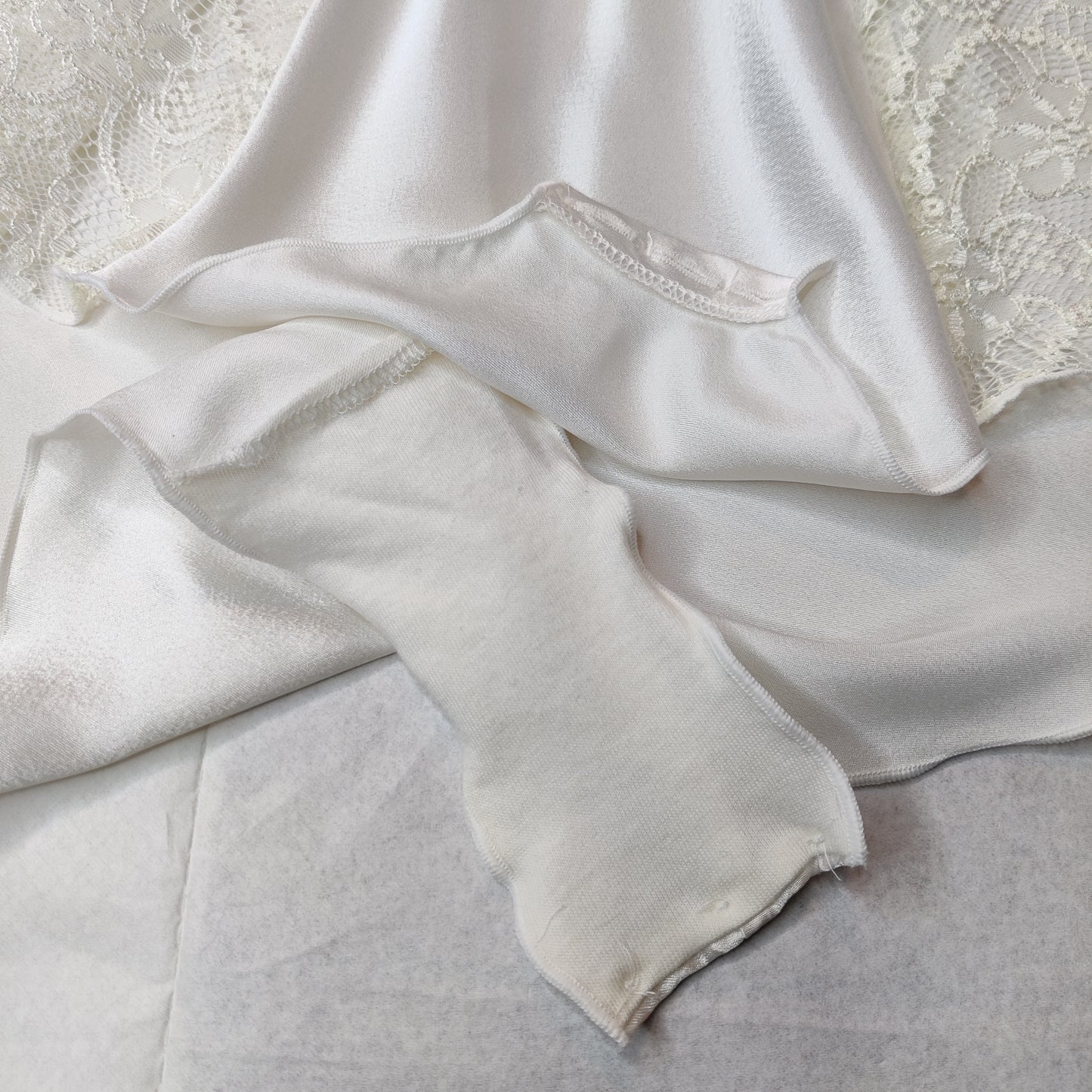 1980s Cream Teddy/Camiknickers